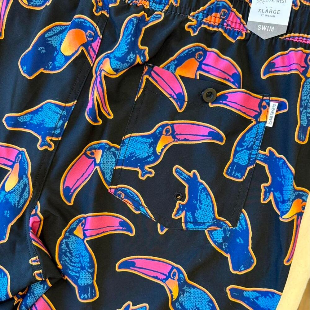 NWT Buckle Men's 7" Swim Shorts Size XL - Picture 6 of 6